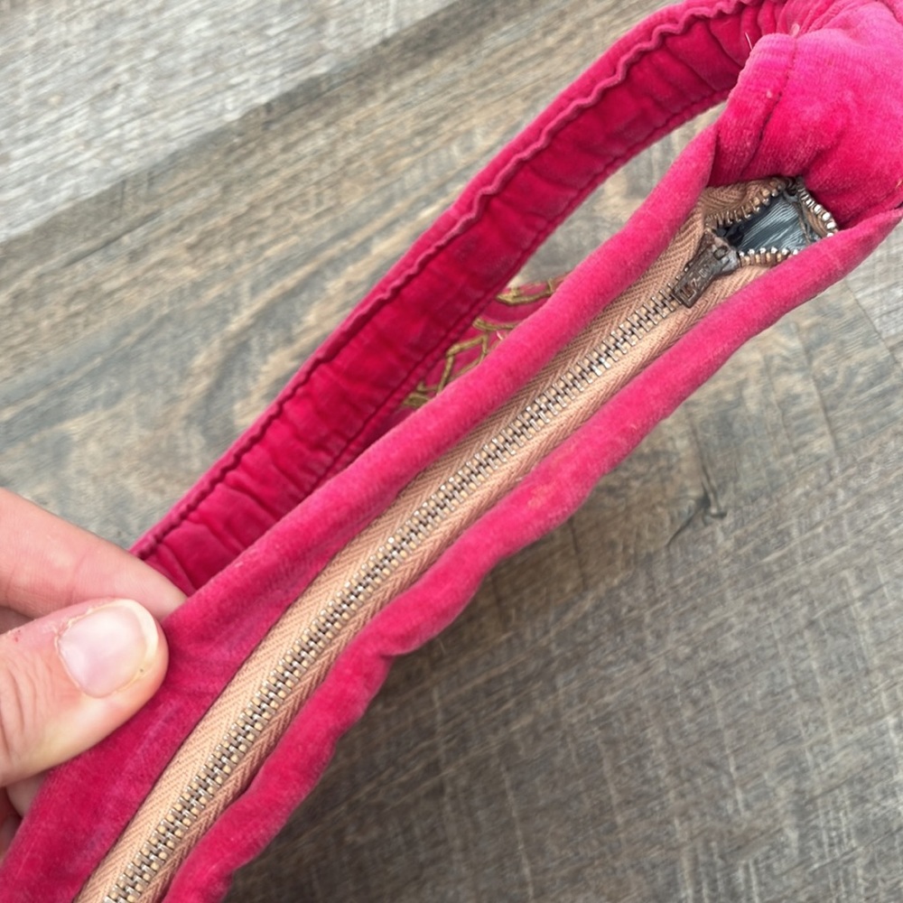 Vintage Bohemian Velvet Bag - Picture 6 of 8
